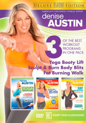 Denise Austin (Yoga Booty Lift / Sculpt & Burn Body Blitz / Fat Burning Walk) (Deluxe Edition) : Yoga Booty Blitz / Sculpt & Burn Body Blitz / Fat Burning Walk (Deluxe Edition) - Denise Austin