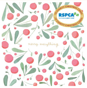 Merry Everything Card Pack : 10 pack of Christmas Cards supporting RSPCA - E.Frances