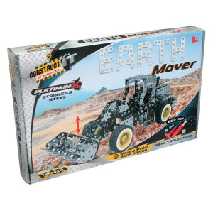 Construct It! Platinum X - Earth Mover : 682-Piece Metal Building Set - BMS Brands