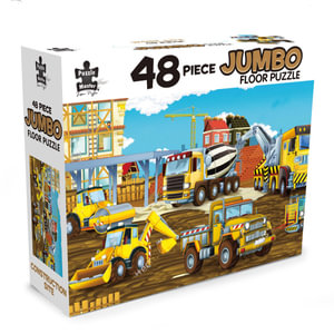 Construction Site : 48-Piece Jumbo Floor Puzzle - BMS Brands