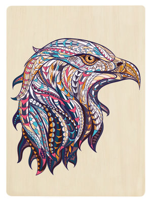 Eagle - Wooden Puzzle : 127-Piece Wooden Puzzle - Puzzle Master