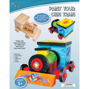 Make and Paint Your Own Train : Craft For Kids - BMS Brands