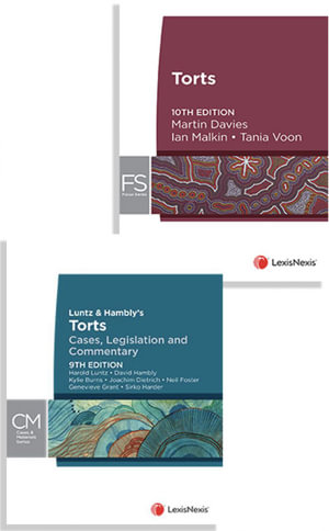 Torts bundle  : Torts, 10th edition and Luntz & Hambly's Torts: Cases, Legislation and Commentary, 9th edition (Bundle) - Martin Davies