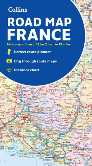 2022 Collins Map of France [New Edition] - Collins Maps