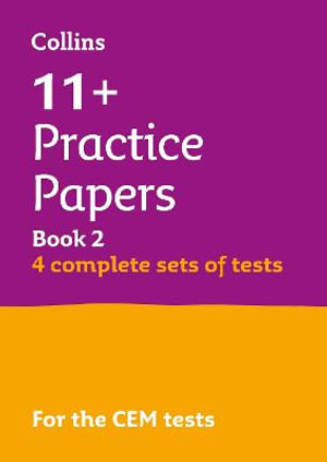 Collins 11+ - 11+ Verbal Reasoning, Non-Verbal Reasoning & Maths Practice Papers Book 2 (Bumper Book with 4 Sets of Tests) : For the Cem 2021 Tests - Collins 11+