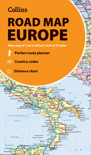 Road Map Europe [4th Edition] - Collins Maps