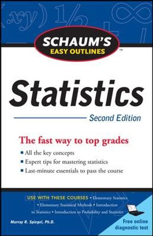 Schaum's Easy Outline of Statistics, Second Edition : Schaum's Easy Outlines - David P. Lindstrom