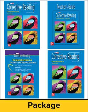 Corrective Reading Comprehension Level A, Teacher Materials Package : CORRECTIVE READING DECODING SERIES - McGraw Hill