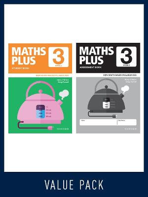 Maths Plus NSW Curriculum Student and Assessment Book Value Pack - Year 3 (2023) : Maths Plus NSW Syllabus/Australian Curriculum Edition - Harry O'Brien 
