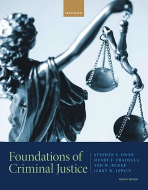 Foundations of Criminal Justice - Stephen S. Owen