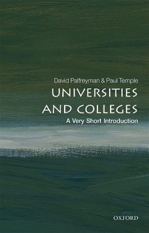 The University : A Very Short Introduction - David Palfreyman