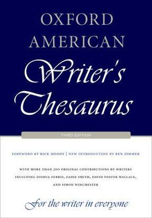 Oxford American Writer's Thesaurus - David Auburn