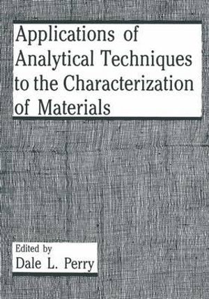 Applications of Analytical Techniques to the Characterization of Materials - Sandro Merino