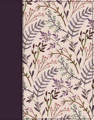 NIV Journal The Word Bible Red Letter Edition [Pink Floral] : Reflect, Take Notes, or Create Art Next to Your Favorite Verses - Zondervan