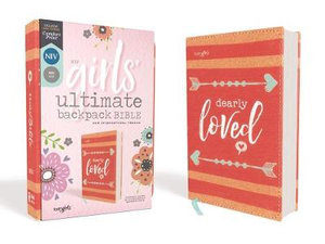 NIV Girls' Ultimate Backpack Bible Faithgirlz Compact Red Letter Edition: Coral : Faithgirlz - Zonderkidz