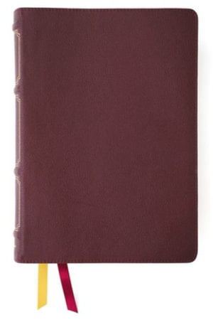 Nkjv, Thompson Chain-Reference Bible, Genuine Leather, Calfskin, Burgundy, Red Letter, Thumb Indexed, Comfort Print - Frank Charles Thompson