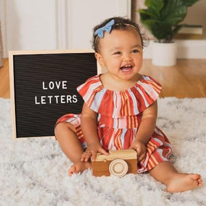 Love Letters Padded Board Book with Fill-In Bookplate : A Valentine's Day Book for Kids - Clarion Books