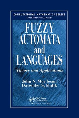 Fuzzy Automata and Languages : Theory and Applications - John N. Mordeson