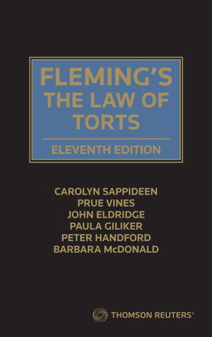 Fleming's The Law of Torts : 11th Edition - Carolyn Sappideen