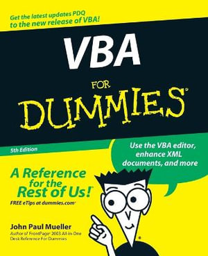 VBA For Dummies, 5th Edition : For Dummies - John Paul Mueller