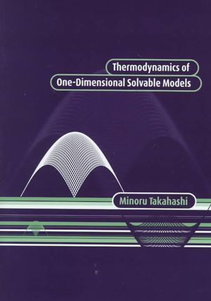 Thermodynamics of One-Dimensional Solvable Models - Minoru Takahashi