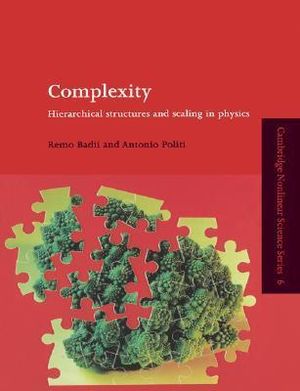 Complexity : Hierarchical Structures and Scaling in Physics - Remo Badii