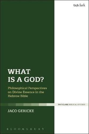 What Is a God? : Philosophical Perspectives on Divine Essence in the Hebrew Bible - Jaco Gericke