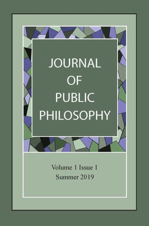 Journal of Public Philosophy : Volume - Owen Anderson