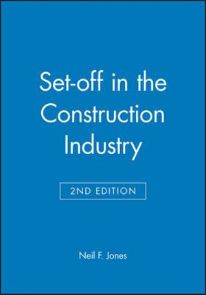 Set-off in the Construction Industry - Neil F. Jones