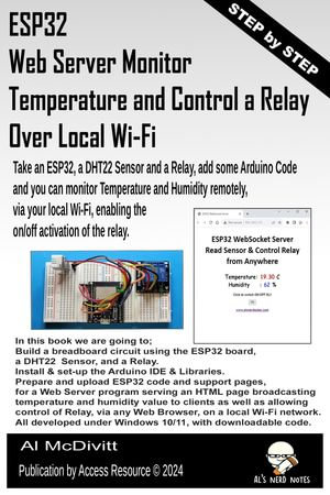 ESP32 Web Server Monitor Temperature and Control a Relay over local Wi-Fi - Al McDivitt