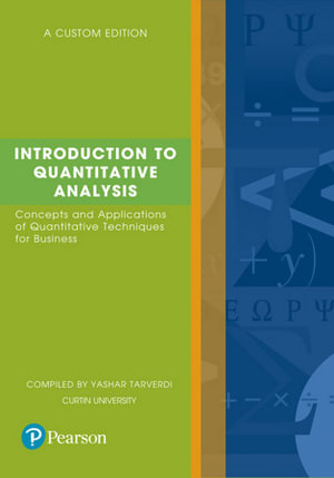 Introduction to Quantitative Analysis (Custom Edition) - Mark Berenson