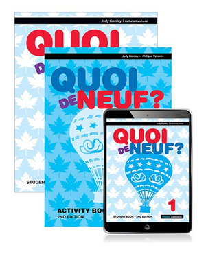 Quoi de neuf? 1 :  Student Book, eBook and Activity Book 2nd Edition - Judy Comley