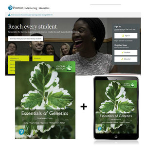 Essentials of Genetics, 10th Global Edition + Mastering Genetics with eText - William Klug