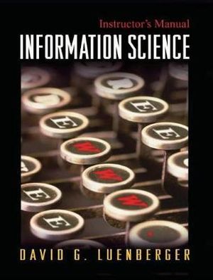 Information Science - David G. Luenberger