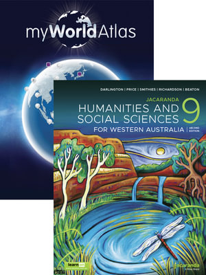 Jacaranda Humanities and Social Sciences 9 for Western Australia, 2e learnON & Print + Jacaranda myWorld Atlas (Registration Card) Value Pack : Humanities & Social Sciences for WA series - Robert Darlington