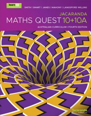 Jacaranda Maths Quest 10+10A Australian Curriculum  :  4th Edition learnON & Print - Catherine Smith