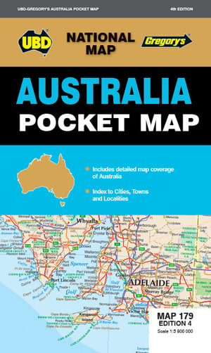 Australia Pocket Map 179 4th ed - UBD Gregory's