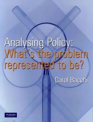 Analysing Policy : What's the problem represented to be? - Carol Bacchi