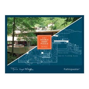 Frank Lloyd Wright: Fallingwater - Puzzle : 500-Piece 2-Sided Jigsaw Puzzle - Frank Lloyd Wright