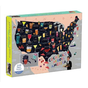 Cocktail Map Of The USA Puzzle : 1000-Piece Jigsaw Puzzle - Sarah McMenemy