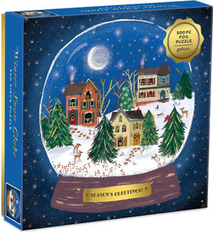 Winter Snow Globe - Foil Puzzle : 500-Piece Jigsaw Puzzle - Joy Laforme