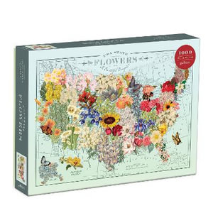 USA State Flowers - Puzzle : 1000-Piece Jigsaw Puzzle - Wendy Gold