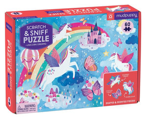 Unicorn Dreams - Scratch and Sniff Puzzle : 60-Piece Jigsaw Puzzle - Mudpuppy