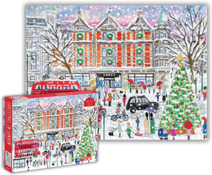 Christmas in London - Puzzle : 1000-Piece Jigsaw Puzzle - Michael Storrings