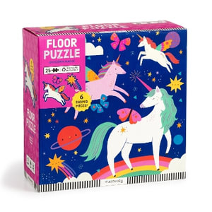 Unicorn Magic 25 Piece Floor Puzzle with Shaped Pieces - Mudpuppy