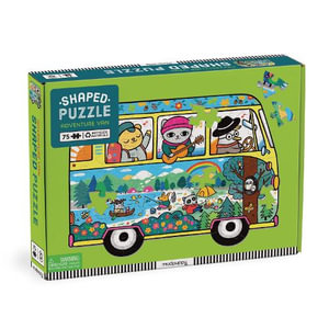 Adventure Van 75 Piece Shaped Scene Puzzle - Mudpuppy