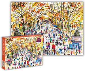 Fall in Central Park - Puzzle : 1000-Piece Jigsaw Puzzle - Michael Storrings