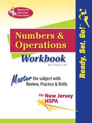 New Jersey HSPA Numbers and Operations Workbook : Trade Edition - Mel Friedman