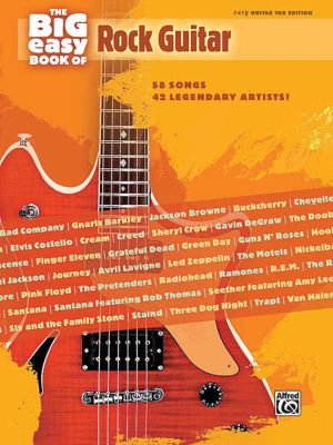 The Big Easy Book of Rock Guitar : Easy Guitar Tab - Alfred Publishing