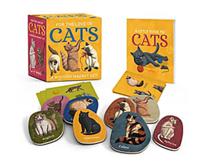 For the Love of Cats: A Wooden Magnet Set : Rp Minis - Eliza Berkowitz